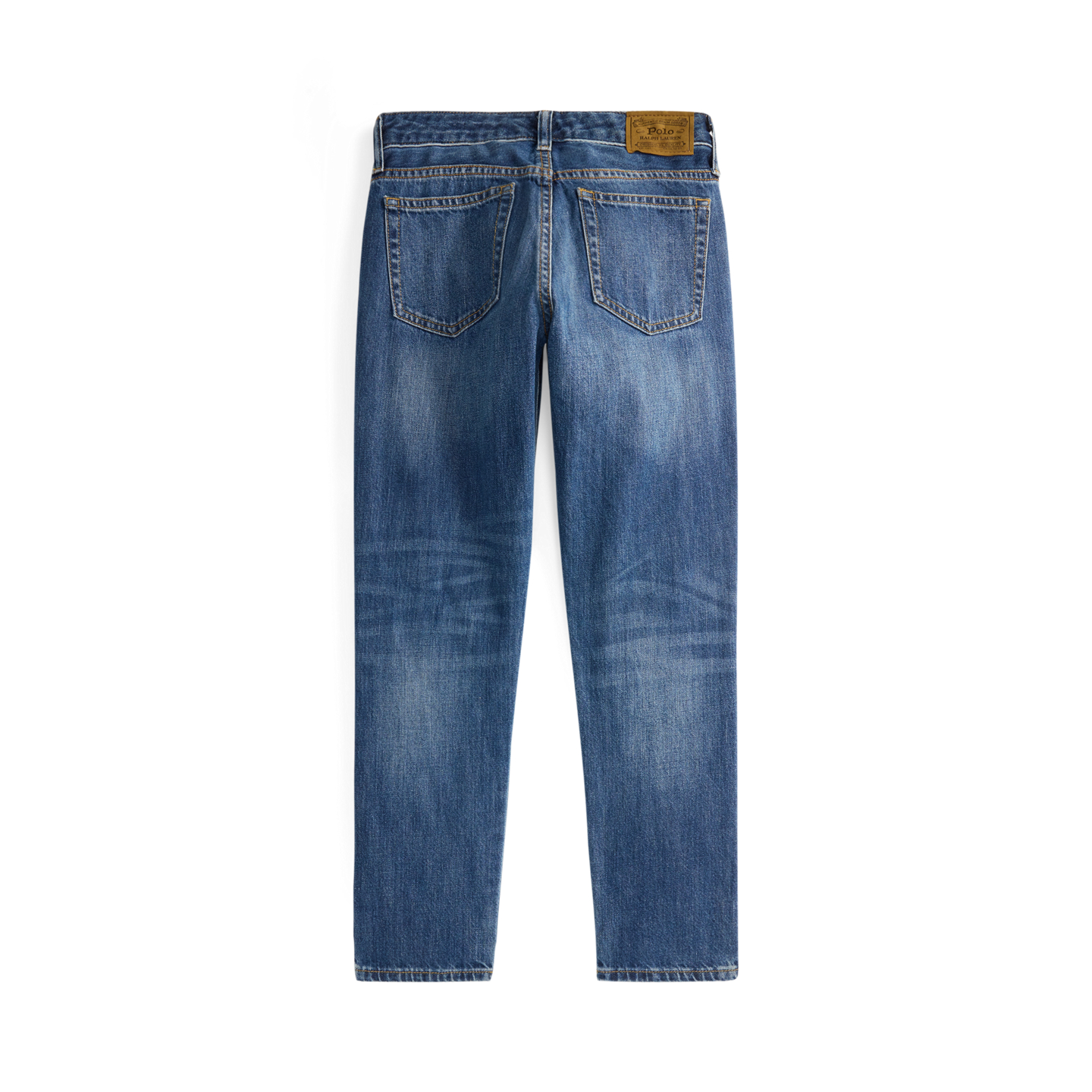 Детские джинсы Ralph Lauren Slim Taper Indigo, цвет: Варёный — фото 1