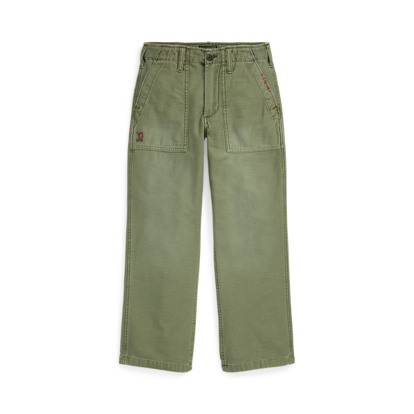 Embroidered Carpenter Trouser