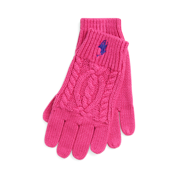 Cable-Knit Cotton Glove