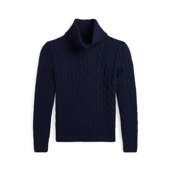 Woll-Kaschmir-Rollkragenpullover Girls 7-14 Years in 1