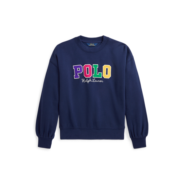 Corduroy-Logo Fleece Sweatshirt