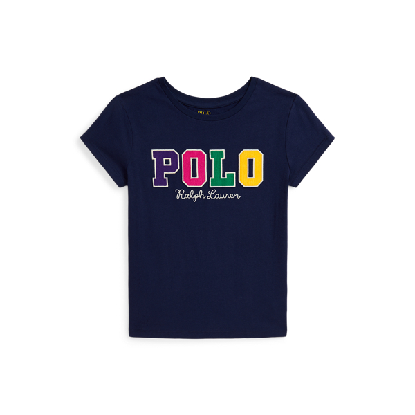 Newport Navy Corduroy-Logo Cotton Jersey Tee Girls 7-16 1