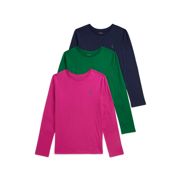 Dreierpack Langarm-T-Shirts
