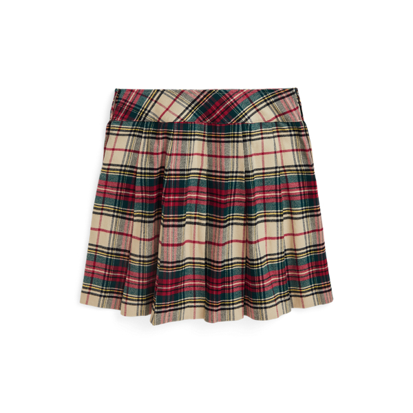 Plaid skirt pleated hotsell