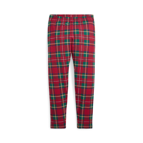 Plaid Stretch Jersey Legging