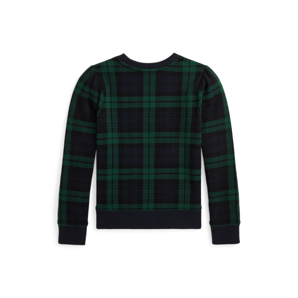 Plaid sweatshirt best sale