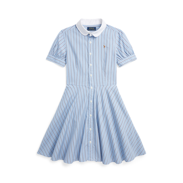 Striped Cotton Shirtdress