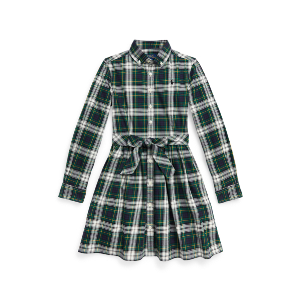 Plaid Cotton Twill Dress