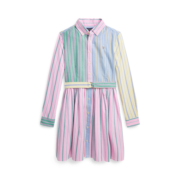 Belted Cotton Oxford Fun Shirtdress