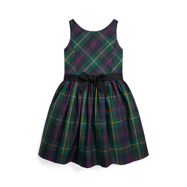 Plaid Fit-and-Flare Dress