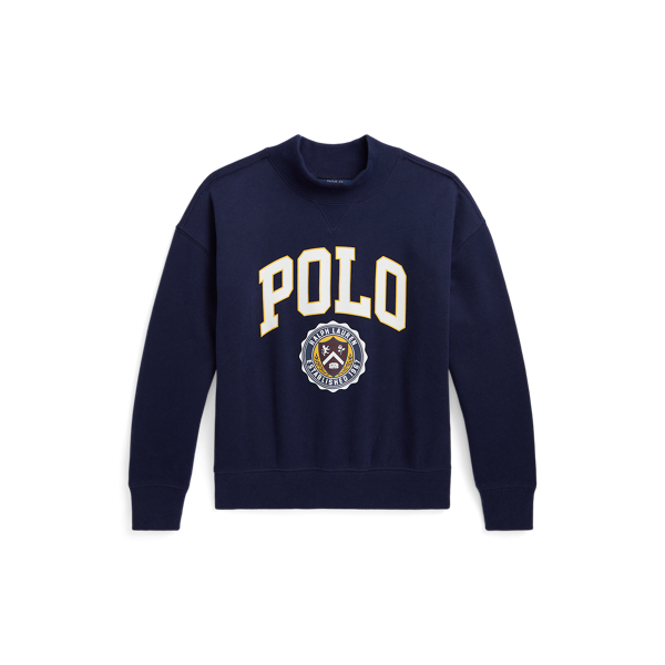 Logo Crest Fleece Sweatshirt