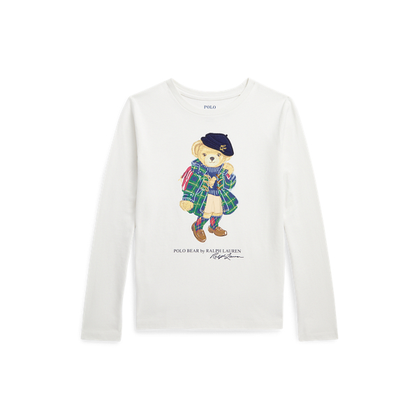 Sweatshirt em malha de algod&atilde;o Polo Bear