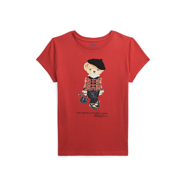 Polo Bear Cotton Jersey T-Shirt