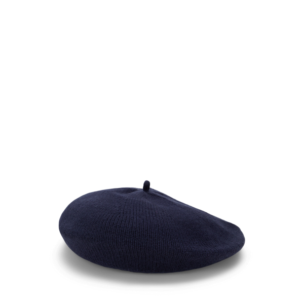 Cable-Knit Cotton Beret