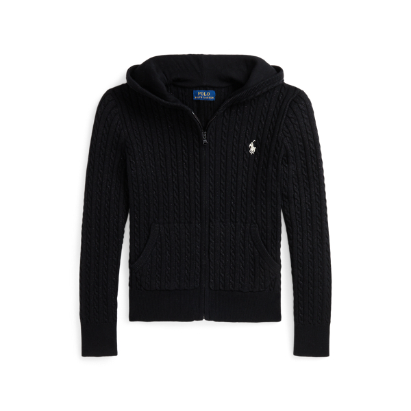 Polo Bear Cotton Full Zip Sweater