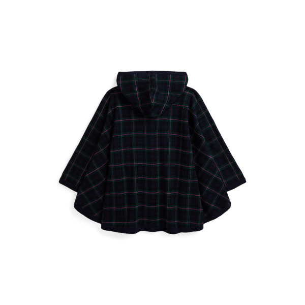 Ralph lauren plaid poncho hotsell