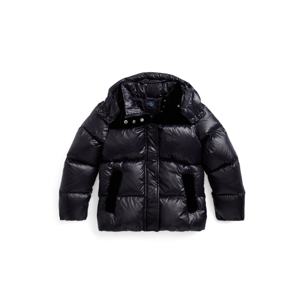Donsjack met fluwelen afwerking