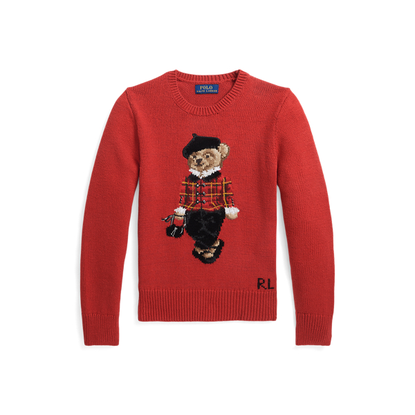 Trui met ronde hals en Polo Bear