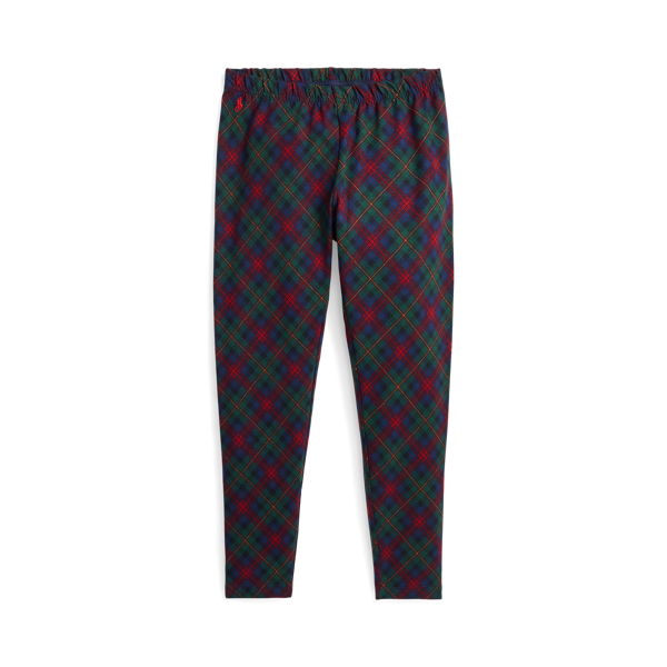 Plaid Stretch Jersey Legging