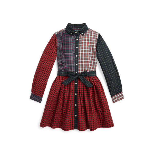 Chemisier patchwork scozzese in cotone