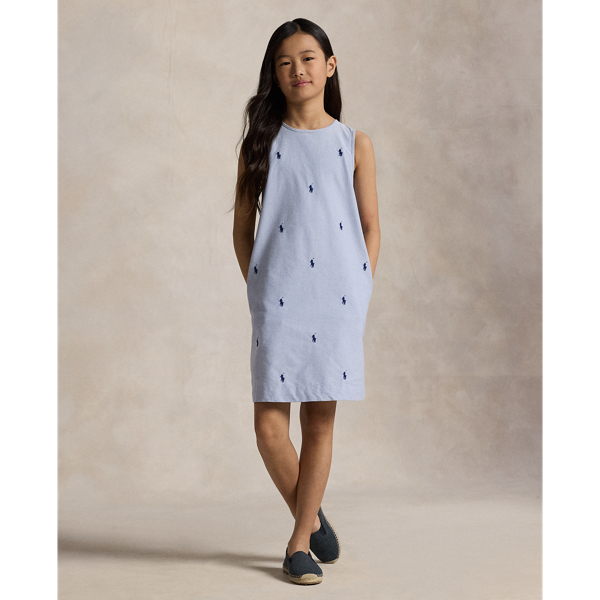 Robe poney Polo en coton Oxford
