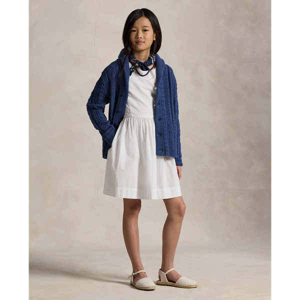 Robe en seersucker de coton