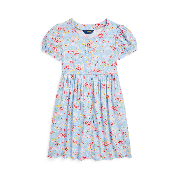 Floral Empire-Waist Dress Girls 7-16 1