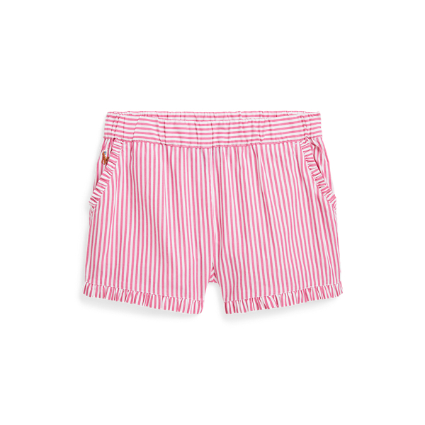 Short volant&eacute; en coton ray&eacute;