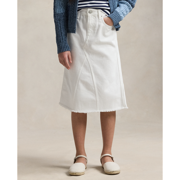 Micos Wash Cotton Denim Skirt Girls 7-16 4