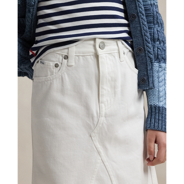 Cotton Denim Skirt