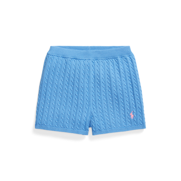 Short à mini-torsades en coton