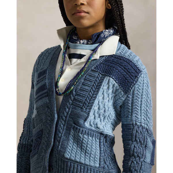 Patchwork Cotton Cardigan