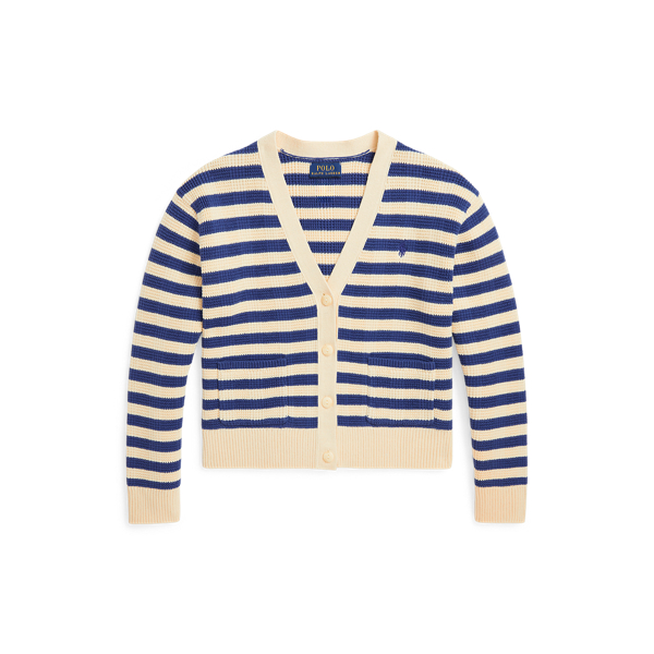 【Ralph Lauren】キッズ Plaid Scalloped-Trim Cotton Cardigan Plaid Scalloped-Trim Cotton Cardigan