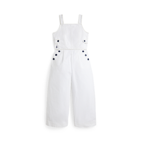 Cotton Canvas Top &amp; Trouser Set Girls 7-14 Years 1