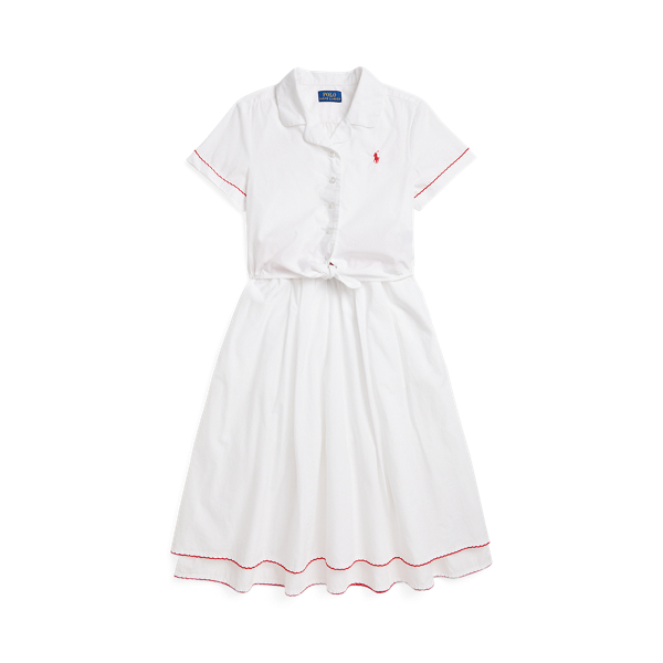 Cotton Poplin Boxy Top &amp; Skirt Set