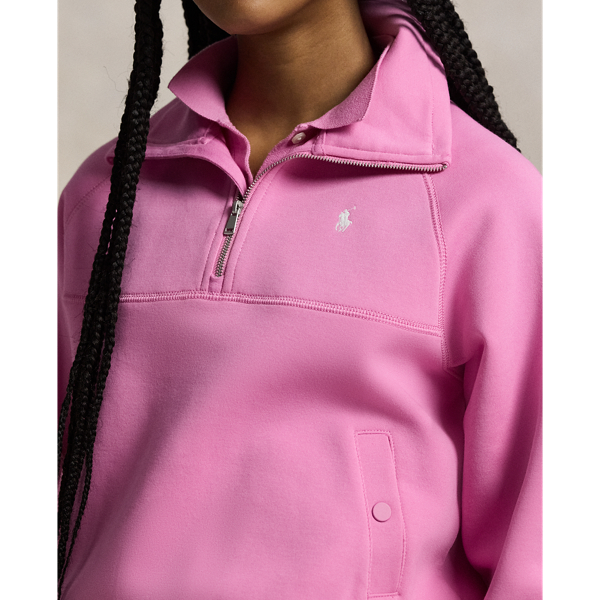 Double-Knit Quarter-Zip Sweatshirt