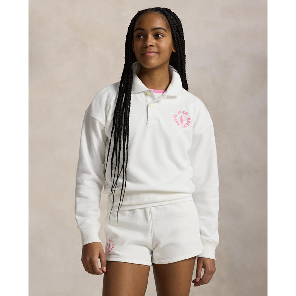 Logo French Terry Polo Sweatshirt