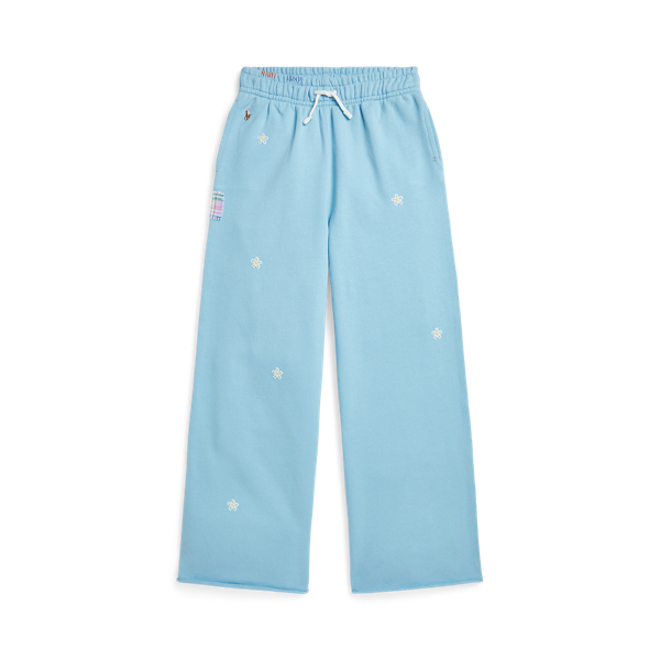 Floral Wide-Leg Tracksuit Bottoms Girls 7-14 Years 1