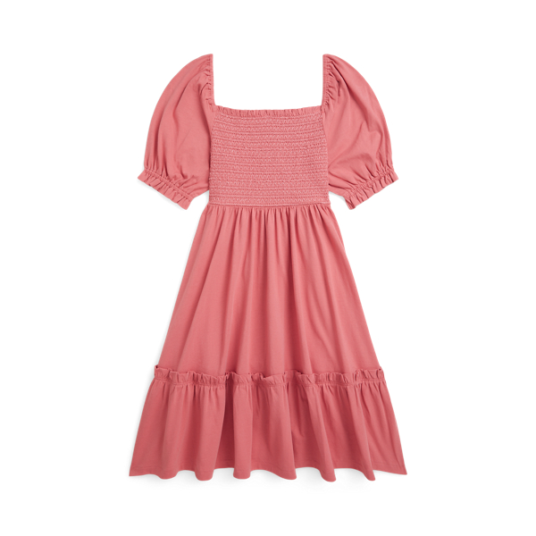 Desert Rose Smocked Cotton Jersey Dress Girls 7-16 3