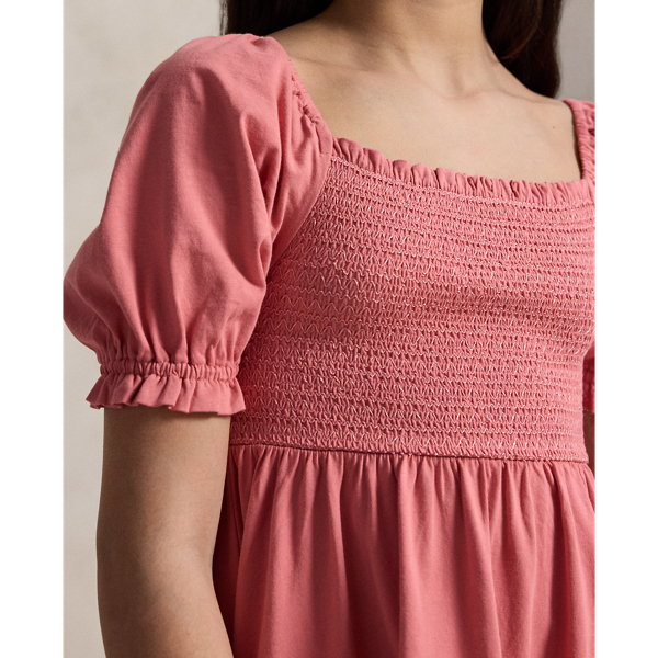 Desert Rose Smocked Cotton Jersey Dress Girls 7-16 5