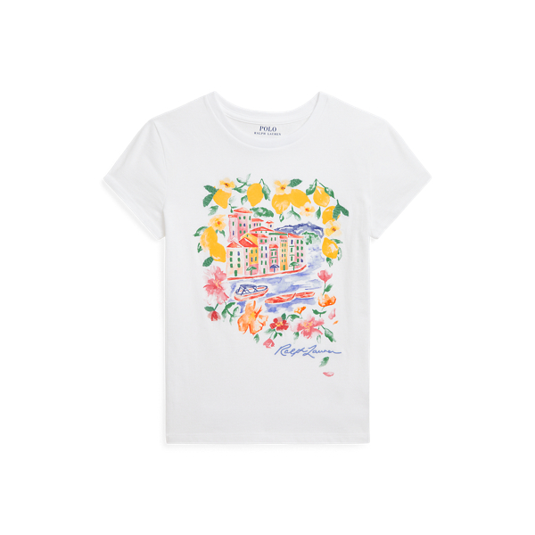T-shirt graphique jersey de coton