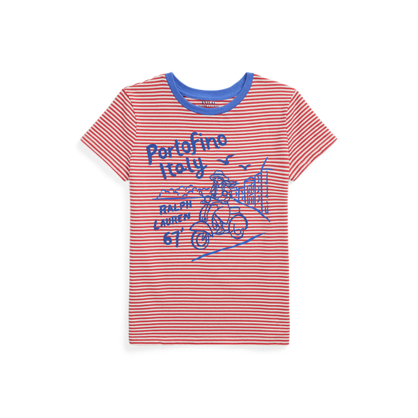 【関税込】ETRO プリント＆エンブロイダリー コットン Tシャツ エンブロイダリー Portofino コットン ジャージー Tシャツ