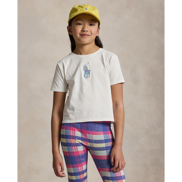 T-shirt boxy Big Pony jersey de coton 