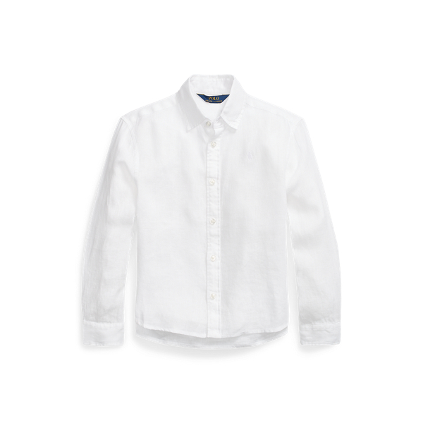 Camicia squadrata in lino