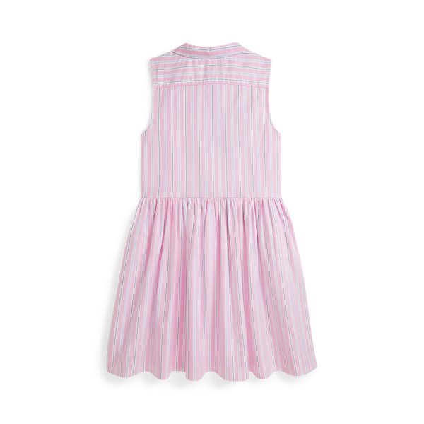 Striped Cotton Oxford Shirtdress