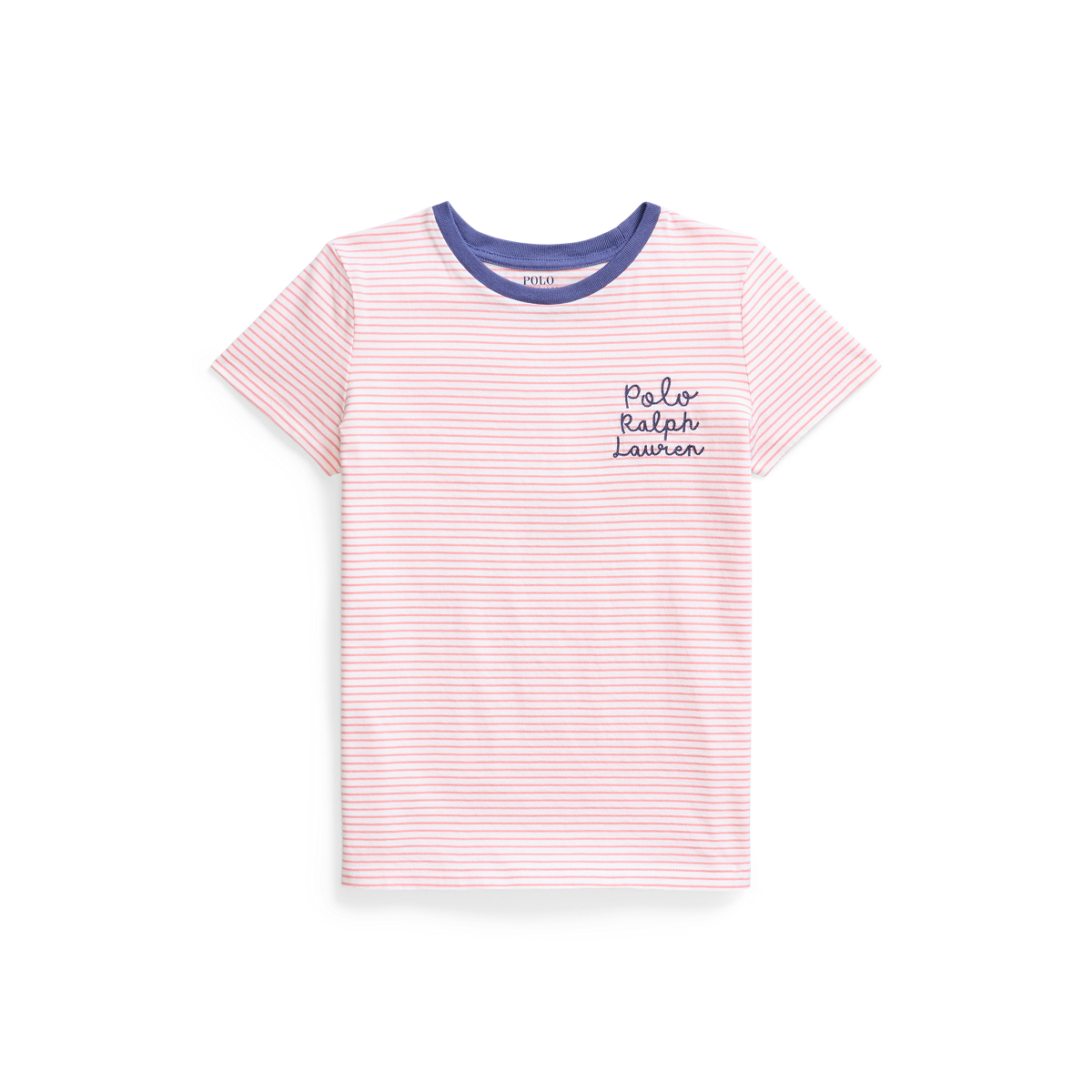 ストライプド ロゴ コットン ジャージー Tシャツ | ラルフ