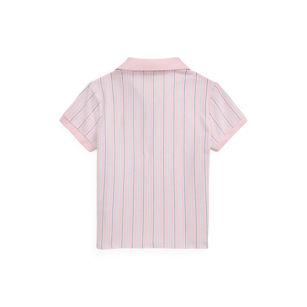 Kastenförmiges Poloshirt mit Streifen