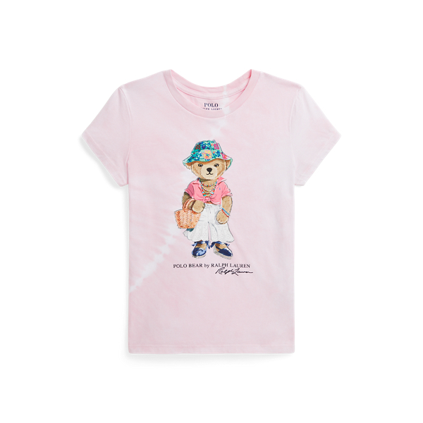 Katoenjersey tie-dye Polo Bear T-shirt 