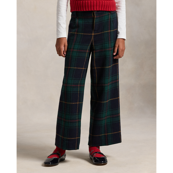 Pantalon en tweed écossais
