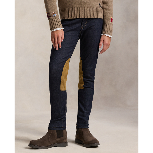 Romana Wash Equestrian-Inspired Denim Legging Girls 7-14 Years 4